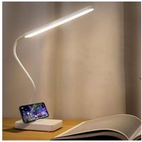 Aiperq - Kabellose LED-Schreibtischlampe, wiederaufladbar über usb, 2000 mAh Akku, Touch-Steuerung, 3 Farben, 6 einstellbare Helligkeiten, tragbare von AIPERQ