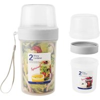 Aiperq - stücke Doppel Schicht Lagerung Boxen Versiegelt Joghurt Salat Container Baby Lebensmittel Container von AIPERQ