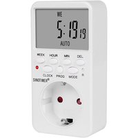 TM519 Digitale elektronische programmierbare Steckdose mit Timer 220 v 120 v 7 Tage 12/24 Stunden von AIPERQ