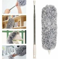 Teleskop-Staubwedel mit Edelstahlverlängerung, flexibler antistatischer und waschbarer Staubwedel, perfekt zum Entfernen von Staub in Ihrem Haus oder von AIPERQ