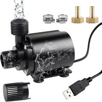 Aiperq - usb Aquariumpumpe 500L/H 4W Tauchpumpen Mini Wasserpumpe klein Fontäne Pumpe Filterpumpe Ultra Leise Springbrunnen Pumpe mit 1,8M Kabel 2 von AIPERQ