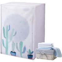 Waschmaschinenabdeckung, Kühlschrankabdeckung, Frontlader-Waschmaschinen- und Trocknerschutz, wasserdichte, staubdichte Abdeckung für Zuhause (1 von AIPERQ