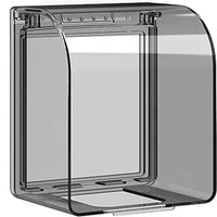 Aiperq - Wasserdichte Steckdosenabdeckung Wandschalter-Steckdosenabdeckung Küchenzubehör Transparent 86 Typ Universelle wasserdichte Abdeckung von AIPERQ