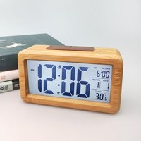 Wecker Radio Vintage Holz Wecker Licht Massivholz Mode Smart Uhr Elektronische Elektronische Uhr Massivholz Wecker von AIPERQ