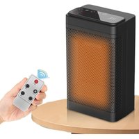 Ymyny Raumheizer - 1500 w Elektroheizung, PTC-Heizlüfter, 3 Modi, Fernbedienung, 60°-Oszillation, 24-Stunden-Timer, Kipp-/Überhitzungsschutz, für Ymyny Raumheizer - 1500 w Elektroheizung, PTC-Heizlüfter, 3 Modi, Fernbedienung, 60°-Oszillation, 24-Stunden-Timer, Kipp-/Überhitzungsschutz, für von AIPERQ