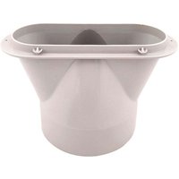 Zubehör für tragbare Klimaanlagen, Schlauchanschluss für tragbare Klimaanlagen, Abluftschlauchadapter, 130 mm, einfach zu verwendender von AIPERQ