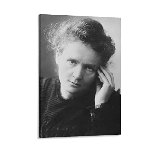 AIPHE Foto Auf Leinwand Die Physikerin Marie Curie Think Schlafzimmer Dekorative Malerei Poster Raum Ästhetik 30x50cm Kein Rahmen von AIPHE