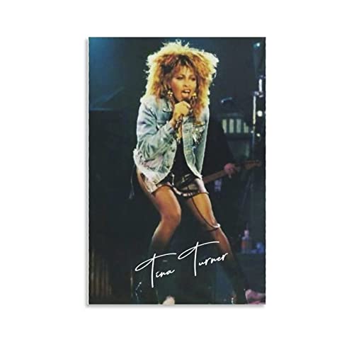AIPHE Foto Auf Leinwand Tina Turner Bilderdruck Moderne Familie Schlafzimmer Dekor Poster 30x50cm Kein Rahmen von AIPHE