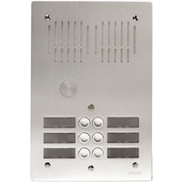 PA6B] Platine de rue 6 boutons encastrée 2 rangées hauteur 270mm PA6B von AIPHONE