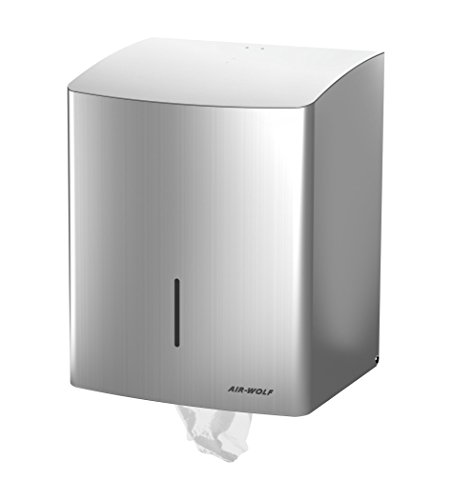 AIR-WOLF Rollenhandtuchspender, Edelstahl gebürstet, Serie Alpha AIR-WOLF Rollenhandtuchspender, Edelstahl gebürstet, Serie Alpha von AIR-WOLF