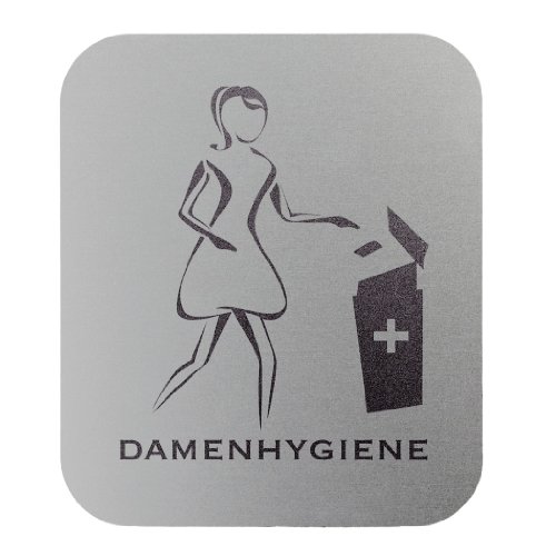 AIR-WOLF Tür- und Hinweisschild "Damenhygiene-Behälter", Serie Lobo von AIR-WOLF