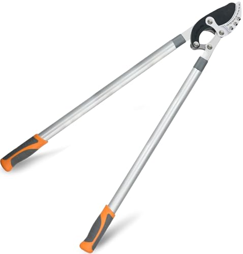 AIRAJ Amboss Astschere 68CM, SK5 Klinge/Verdickte Aluminium-Legierung Material/Anti-Rutsch-Griff/Maximale Schnittdurchmesser 5cm, Astscheren für Baum Bau von AIRAJ