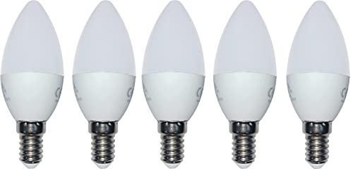 Airam 6 Stück LED Lampe Kerze E14 3,5W Watt 250 Lumen Warmweiß Glühlampe nicht dimmbar von AIRAM