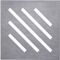 airfit Design Edelstahlrost "Diagonal" 2mm gebürstet, aufliegend, für 60202BA airfit Design Edelstahlrost "Diagonal" 2mm gebürstet, aufliegend, für 60202BA von AIRFIT