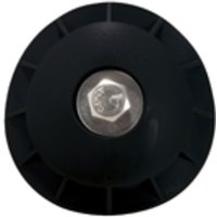 airfit Rohranbaustopfen DN 110als nachträgl. Reinigungsöffnung,schwarz von AIRFIT