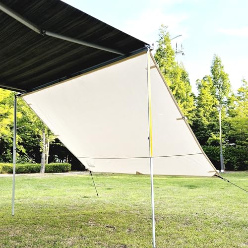 AIRIS Baumwoll Sonnenschutz für Markisen – Für Camping & Caravan, 3-Minuten-Montage, wasserabweisend, passend für Thule, Fiamma und Dometic (310 x 190) von AIRIS WILD EXPEDITION