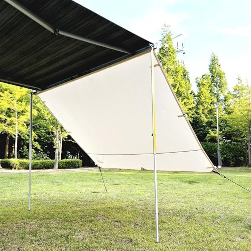AIRIS Sicht- & Sonnenschutz für Markisen – Hochleistungs-Baumwolle, schnelltrocknend, perfekte Lösung für Camping, passend für Thule, Fiamma & Dometic (390 x 190) von AIRIS WILD EXPEDITION