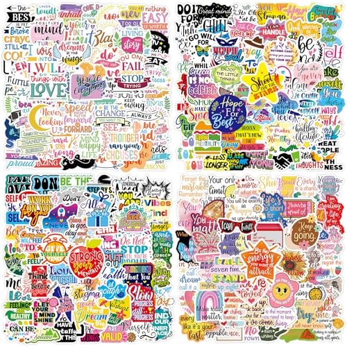 Aufkleber 200 Stück Sprüche Sticker, Inspirierende Motivation Sticker Set, Wasserdichte Vinyl Sticker, Sticker für Kindle Laptop Trinkflasche Scrapbook Skateboard Journal Macbook Planer Notebook usw Aufkleber 200 Stück Sprüche Sticker, Inspirierende Motivation Sticker Set, Wasserdichte Vinyl Sticker, Sticker für Kindle Laptop Trinkflasche Scrapbook Skateboard Journal Macbook Planer Notebook usw von AIRNOGO