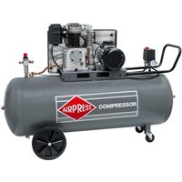 Airpress® ölgeschmierter Druckluft-Kompressor 3 PS 2,2 kW 10 bar 200 Liter Kessel 400 Volt großer Kolben-Kompressor HK 425-200 von AIRPRESS
