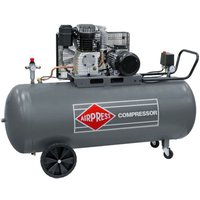 Lgeschmierter Druckluft-Kompressor 4 ps 3 kW 10 bar 270 Liter Kessel 400 Volt großer Kolben-Kompressor hk 600-270 - Airpress von AIRPRESS