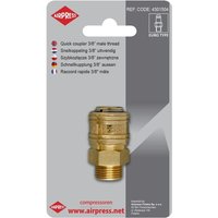 Schnellkupplung Mit 3/8'' Aussengewinde - Ap 4301504 von AIRPRESS