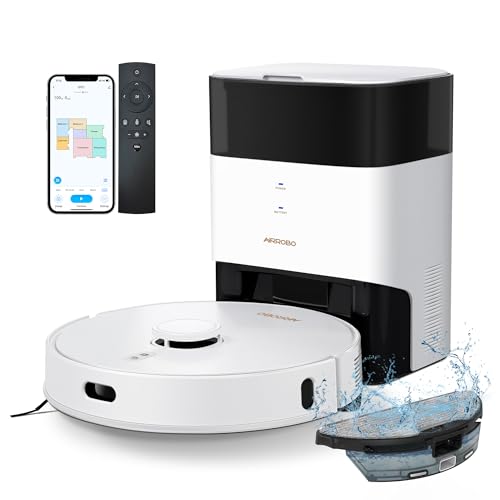 AIRROBO GT21 Saugroboter mit Wischfunktion: Staubsauger Roboter mit 3.5L Absaugstation | LiDAR Navigation | 180Min Laufzeit | Automatischer Entleerung | Starker Saugkraft | App-Steuerung AIRROBO GT21 Saugroboter mit Wischfunktion: Staubsauger Roboter mit 3.5L Absaugstation | LiDAR Navigation | 180Min Laufzeit | Automatischer Entleerung | Starker Saugkraft | App-Steuerung von AIRROBO