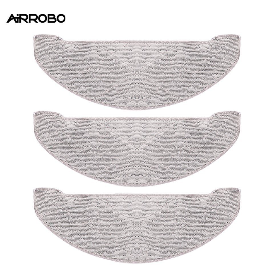AIRROBO Wischmopp Wischtuch Zubehör für T10+ Roboter-Staubsauger, 3 Stück/Pack von AIRROBO