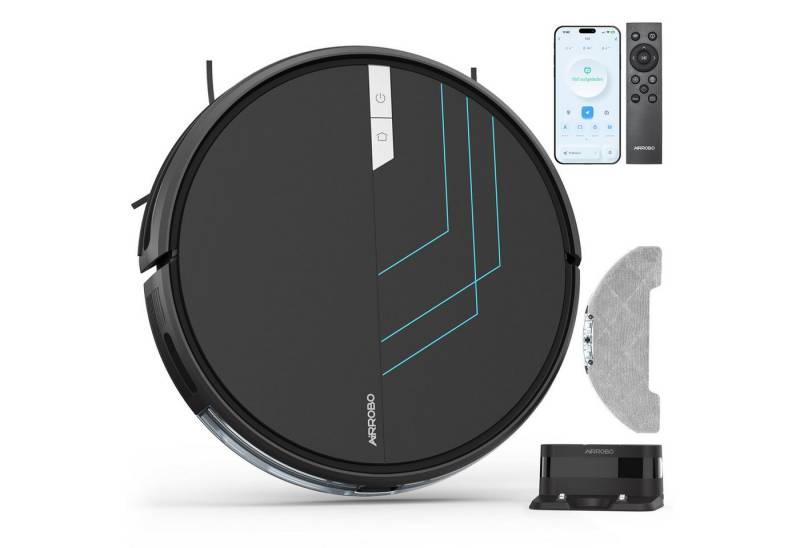 AIRROBO Saugroboter mit Wischfunktion 3000Pa, beutellos von AIRROBO