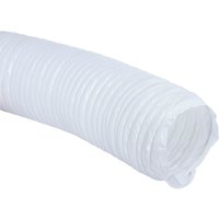 Optimairo N52056 Flexschlauch Lüftungssystem Abluftschlauch Dunstabzug geräuscharm Kunststoff weiß 6m flexibel energieeffizient von AIRTEC