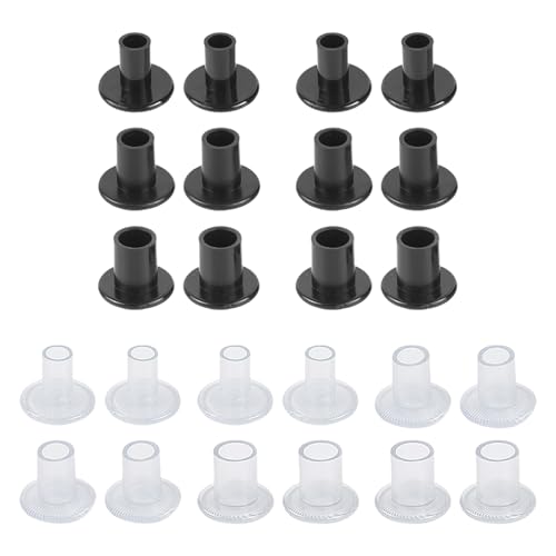 AIRTILY 12 Paar Fersenabdeckungen, Accessoires Mit Hohem Absatz, Transparente PVC-Abdeckungen, Verschleiß-Resistente Fersenabdeckungen. von AIRTILY