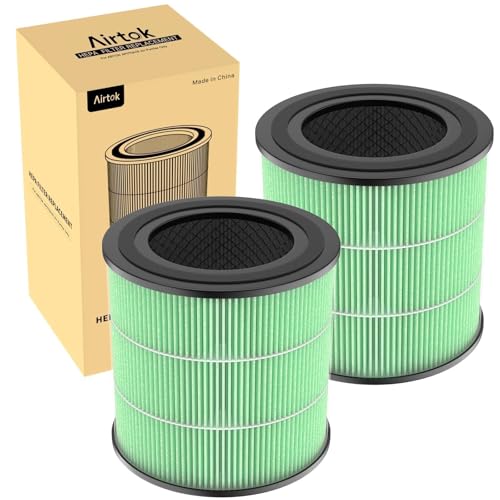 AIRTOK Luftreiniger AP0601 Ersatzfilter 2er Set, 4-Stufiges Filtersystem, H13 True HEPA Filter (Nur für Luftreiniger AP0601) von AIRTOK