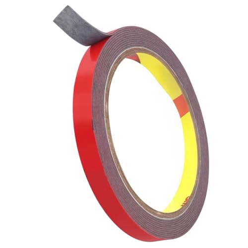 AIRUEEK Doppelseitiges Klebeband Extra Stark 3 m x 10mm,Klebeband Doppelseitig Extra Stark Wasserfest für Wand und LED Streifen Auto von AIRUEEK