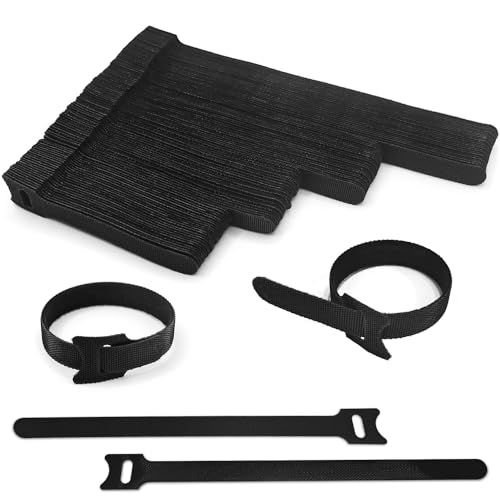 Klettband 100pcs wiederverwendbare Klettkabelbinder in 4 verschiedenen Längen 200mm/150mm/120mm/100mm Klett Kabelbinder Klettbinder Klettverschluss für Home Office Büro Klettband 100pcs wiederverwendbare Klettkabelbinder in 4 verschiedenen Längen 200mm/150mm/120mm/100mm Klett Kabelbinder Klettbinder Klettverschluss für Home Office Büro von AIRUEEK