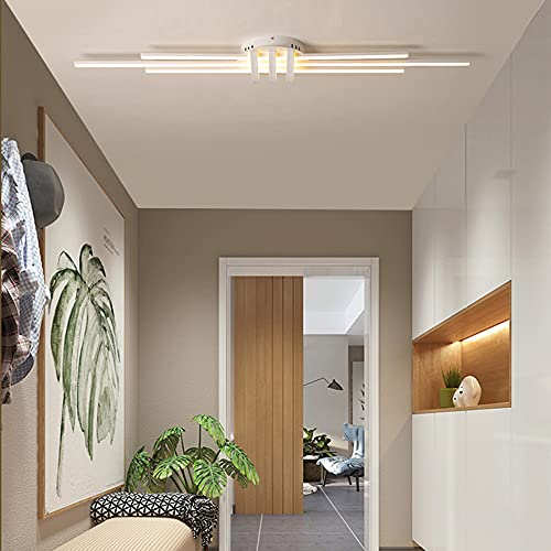 AIRUI 3-Licht Lang LED Deckenleuchte, Modern Unterputz Decke Beleuchtungskörper Kreativ Neuheit Deckenlampen Für Schlafzimmer Flur Küche,White+Neutral Light-110cm 47W AIRUI 3-Licht Lang LED Deckenleuchte, Modern Unterputz Decke Beleuchtungskörper Kreativ Neuheit Deckenlampen Für Schlafzimmer Flur Küche,White+Neutral Light-110cm 47W von AIRUI
