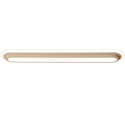 AIRUI LED Langer Streifen Deckenleuchte Unterputz Ganglampe Nordisch Modern Hauptbeleuchtung Für Korridor Portal Kanal Esszimmer Wohnzimmer,White+WhiteLight-48 * 15cm33W von AIRUI