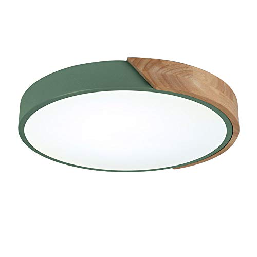 AIRUI Rund Macaron Deckenleuchte Kinderzimmer Holz LED Deckenlampe Modern Innenbeleuchtung Für Jungen Mädchen Schlafzimmer Wohnzimmer Kindergarten,Green-30cm 24W-Neutral Light AIRUI Rund Macaron Deckenleuchte Kinderzimmer Holz LED Deckenlampe Modern Innenbeleuchtung Für Jungen Mädchen Schlafzimmer Wohnzimmer Kindergarten,Green-30cm 24W-Neutral Light von AIRUI