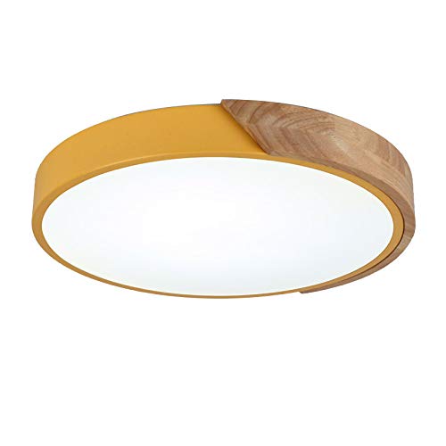 AIRUI Rund Macaron Deckenleuchte Kinderzimmer Holz LED Deckenlampe Modern Innenbeleuchtung Für Jungen Mädchen Schlafzimmer Wohnzimmer Kindergarten,Orange-30cm 24W-Neutral Light AIRUI Rund Macaron Deckenleuchte Kinderzimmer Holz LED Deckenlampe Modern Innenbeleuchtung Für Jungen Mädchen Schlafzimmer Wohnzimmer Kindergarten,Orange-30cm 24W-Neutral Light von AIRUI