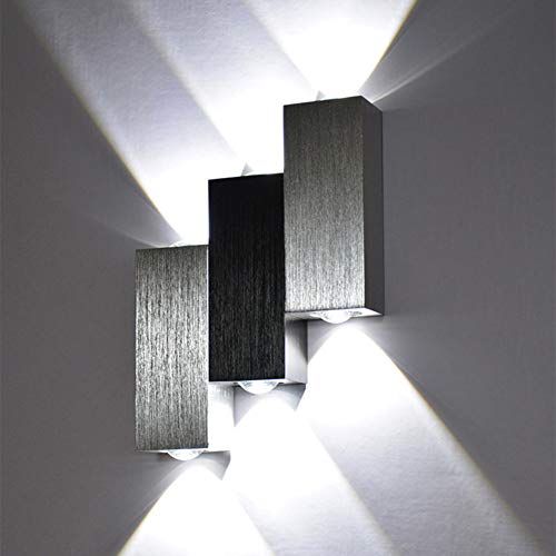 Modern Zeitgenössisch Wandleuchte LED 6W Aluminium Wandlampe Innen Wohnzimmer Flur Auf Und Ab Licht Beleuchtung Dekoration,ColdWhiteLight-6W Modern Zeitgenössisch Wandleuchte LED 6W Aluminium Wandlampe Innen Wohnzimmer Flur Auf Und Ab Licht Beleuchtung Dekoration,ColdWhiteLight-6W von AIRUI