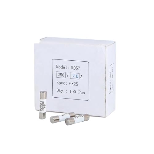 AIRUIXI Keramik-Sicherung 10 Stücke Keramiksicherung 6x25mm flinke Sicherung 6 * 25 250 V 0,5 A 1A 2A 3A 4A 5A 6A 8A 10A 13A 15A 16A 20A 25A 30A 10 Stücke Keramiksicherung(5A) von AIRUIXI