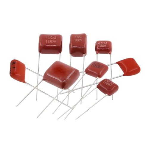 AIRUIXI Polypropylen-Folienkondensatoren 10 STÜCKE CBB22 Metallfolienkondensator 100 V 101J 102J 103J 104J 105J 152J 221J 223J 224J 332J 334J 393J 472J 473J 474J 475J 564J 684J(100V155J P5) von AIRUIXI