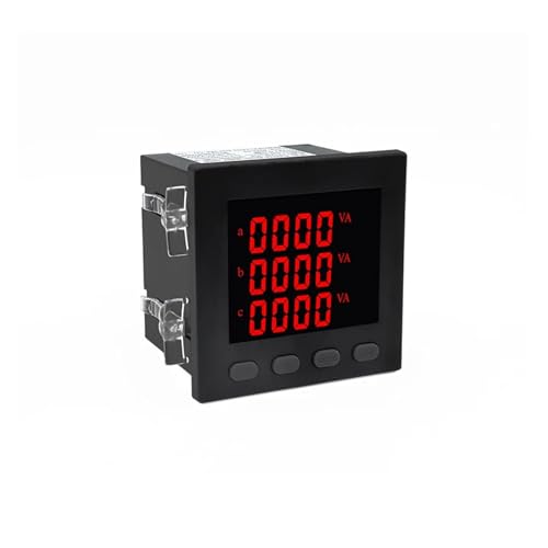 AIRUIXI Stromzähler Dreiphasiger Multifunktionsstromzähler mit RS485 AC220V 3P4W VAW kWh COS Hz VAR-Stromzähler von AIRUIXI