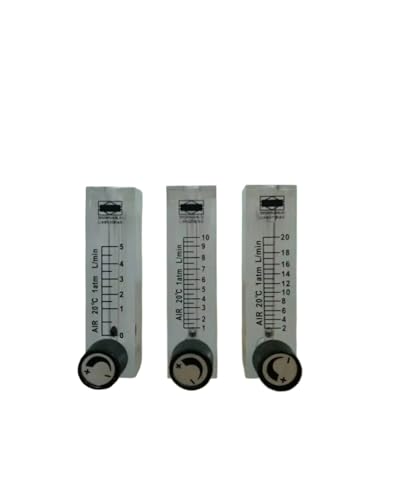 AIRUIXI durchflussmesser 2024 LZQ-6 Luftmengenmesser mit Regelventil for Sauerstoff Conectrato 0-5LPM 2-10LPM 2-20LPM(0.3-3LPM) von AIRUIXI