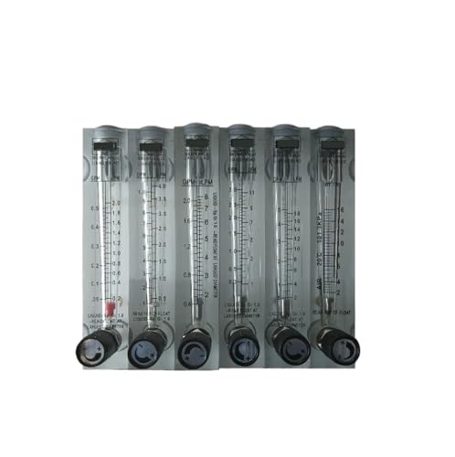 AIRUIXI durchflussmesser LZM-15 Panel-Durchflussmesser (Durchflussmesser) for Wasser/Flüssigkeit/H2O mit Regelventil 1/2BSPT oder NPT-Gewinde(0.3-3GPM 1-11LPM) von AIRUIXI