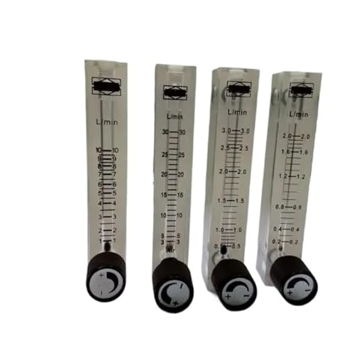 AIRUIXI durchflussmesser LZQ-7 Luftdurchflussmesseranzeige mit Regelventil for Sauerstoffanschluss(2-20LPM) von AIRUIXI
