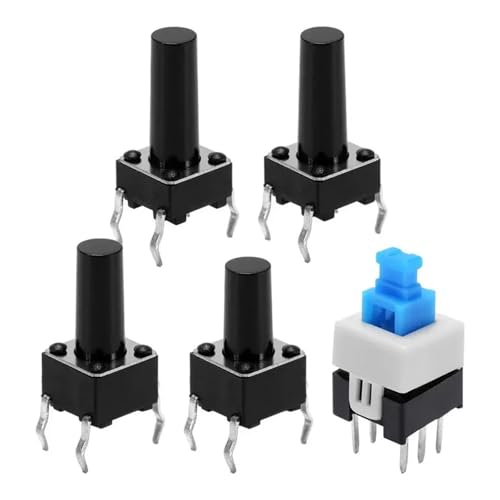 AIRUIXI mikroschalter 180 STÜCKE 10 Typ 6 * 6 Licht Micro Touch Schalter Set Druckknopfschalter Kit Sortiment Set DIY Werkzeug Zubehör 6x6 Tasten Takt EIN/AUS AIRUIXI mikroschalter 180 STÜCKE 10 Typ 6 * 6 Licht Micro Touch Schalter Set Druckknopfschalter Kit Sortiment Set DIY Werkzeug Zubehör 6x6 Tasten Takt EIN/AUS von AIRUIXI