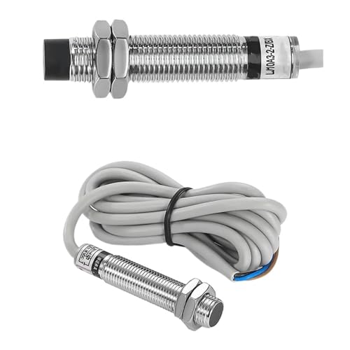 AIRUIXI näherungssensoren Annäherungssensor 4 mm 6 mm M5 M10 14 M16 M20 22 Schwarzer Näherungsschalter Induktiver Näherungssensor-Erkennungsschalter NPN PNP DC AC(M16(Shielded),DC Type PNP NC) von AIRUIXI