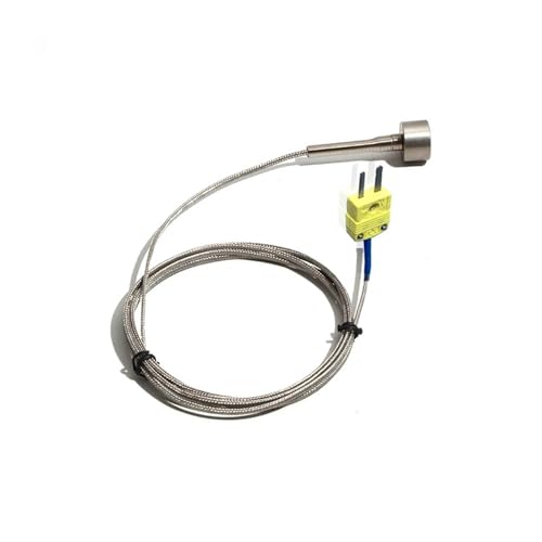 AIRUIXI temperaturfühler Starker Thermoelement-Temperatursensor mit magnetischer Adsorption, 0–450 Grad, Typ K, mit abgeschirmtem Edelstahlkabel(1Meters) von AIRUIXI