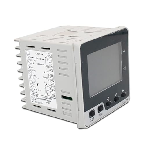 AIRUIXI temperaturregler PID-Regler SSR-Relais 4-20 mA 0-10 V Ausgang PID Digitaler Temperaturregler 0-10 V Eingang 96 x 96 mm LCD RS485 Modbus LC908(Relay Out 2Alarms) von AIRUIXI