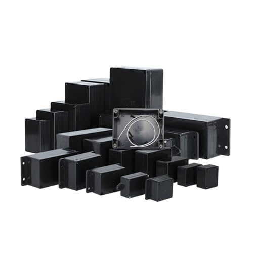 Abzweigdose ABS-Box-Gehäuse Elektronischer Safe-Fall Kunststoffboxen Schwarzer Drahtanschlusskasten Kunststoff-Organizer IP67-Gehäuse(290-210-100mm) von AIRUIXI