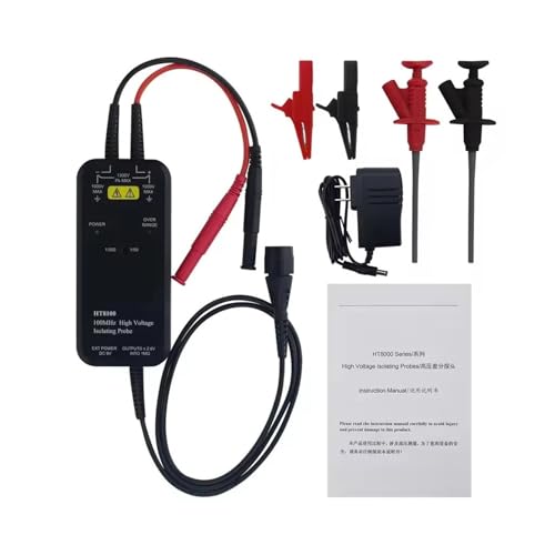 Differenzialtastkopf Oszilloskop-Sonde HT8050/HT8100 Hochspannungs-Differentialsonde mit Isolierung, 50 MHz/100 MHz, Bandbreite 1/50 1/500(HT8100 (100MHz),US) von AIRUIXI